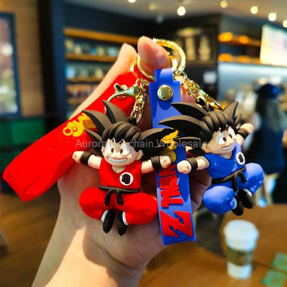 Dragon Ball Z Keychain – Super Saiyan Goku, Bulma, Broly, Piccolo & Majin Buu Car Pendant Toy Gift for Kids