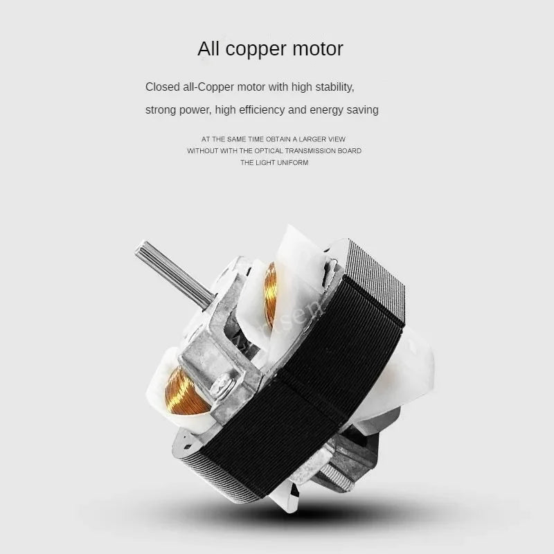 4 Inch High-Speed Exhaust Fan - Wall/Window Ventilator for Toilet, Kitchen & Bathroom with Remote Control