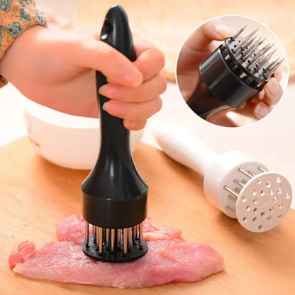 Stainless Steel Meat Tenderizer Needle: Professional Kitchen Tool for Cooking - Perfect Steak Tenderizer and Rib Breaker