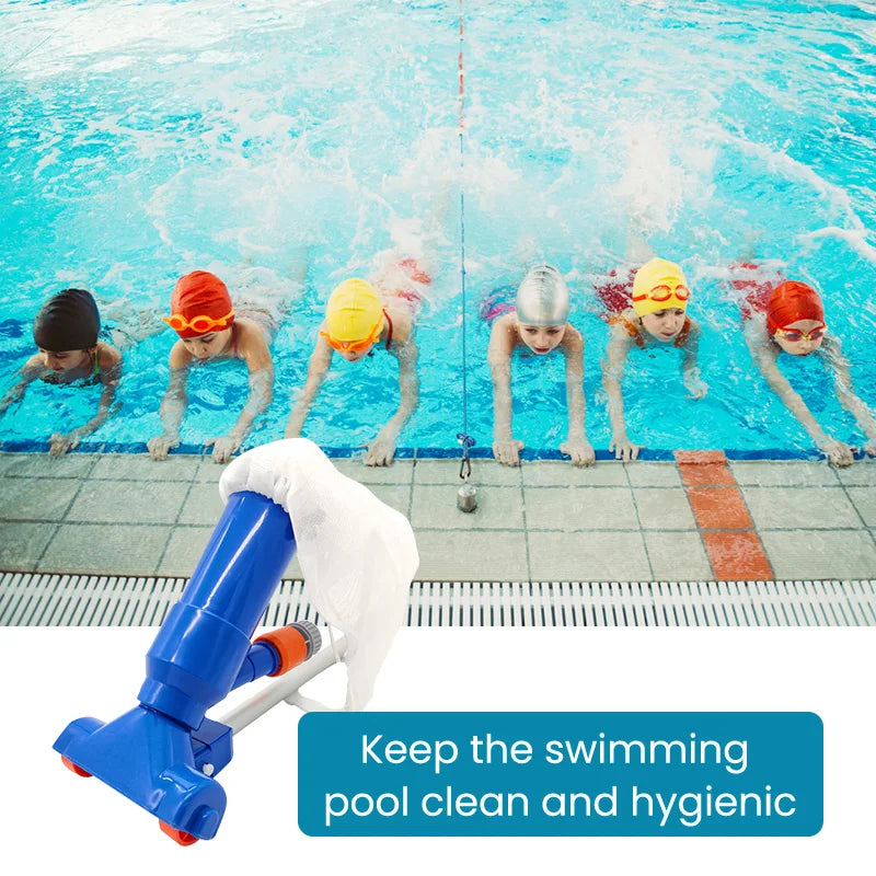 Pool Vacuum Cleaning Kit: Swimming Pool Vacuum Cleaner Set for Clean Bottoms - Includes Skimmer and Filter, Essential Pool Cleaning Tool