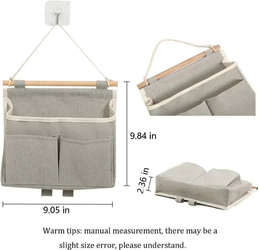 Wall & Door Hanging Storage Bag – Waterproof Underwear Organizer, Sundries Pouches for Closet and Home Decor