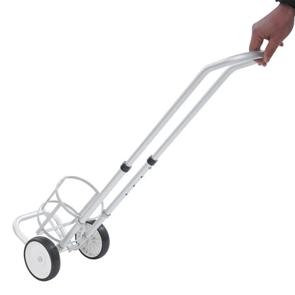 Oxygen Cylinder Cart Dolly with Adjustable Handle – Portable Oxygen Tank Trolley for Easy Transport