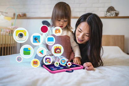 New Cartoon Pattern Kids Tablet – 7 Inch, Quad-Core, 4GB RAM, 64GB ROM, Android Learning & Education Games, Children's Gift