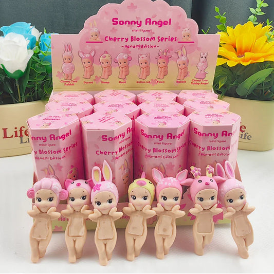 Sonny Angel Cherry Blossom Blind Box — Sakura Rabbit Surprise Collectible Doll Lucky Mascot Gift