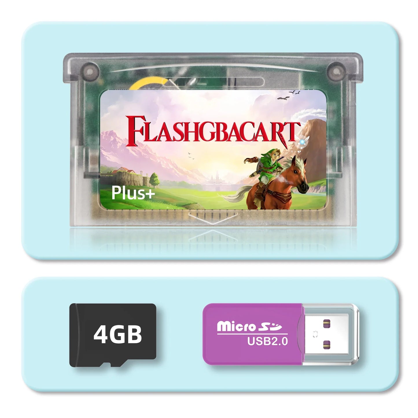 REMANK V1.5 Flash GBA Cart — 100+ Retro Games Cartridge with RTC 1M Flash, Compatible with GBA, GBC, GB, NES & DS