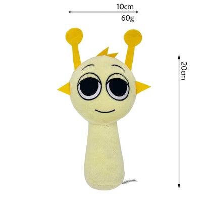 Sprunki Plush Doll Toy — Cartoon Stuffed Pillow for Kids, Birthday & Christmas Gift