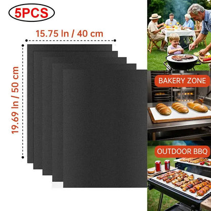 Multifunctional Grill Mat - Reusable High-Temperature Resistant Baking & Microwave Oven Liner for Easy Cooking