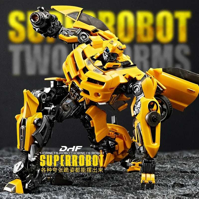 Autobots Transformation Toy – 28cm Alloy Warhammer Bumblebee Action Figure, Boy’s Birthday Gift