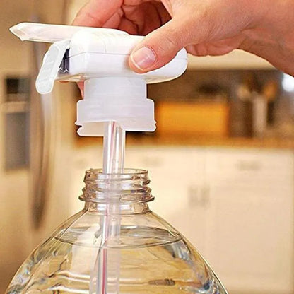 Automatic Drinking Straw Suction Pump: Magic Tap Spill-Proof Water Pump for Beverage Dispensing - DIY Beverage Straw Dispenser