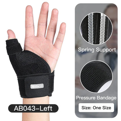 Flexible Wrist & Thumb Support Brace – Breathable Splint for Tendonitis, Arthritis, Left & Right Hand Protection