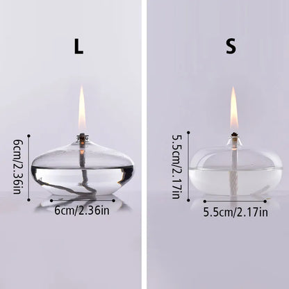 Transparent Glass Round Candle Holder: Elegant Table Decoration for Christmas, Valentine's Day, Wedding Dinners & More
