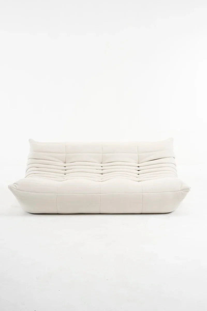 Caterpillar Togo Single Sofa – Tatami-Style Leisure Chair for Living Room or Bedroom, Reading & Relaxing Seat