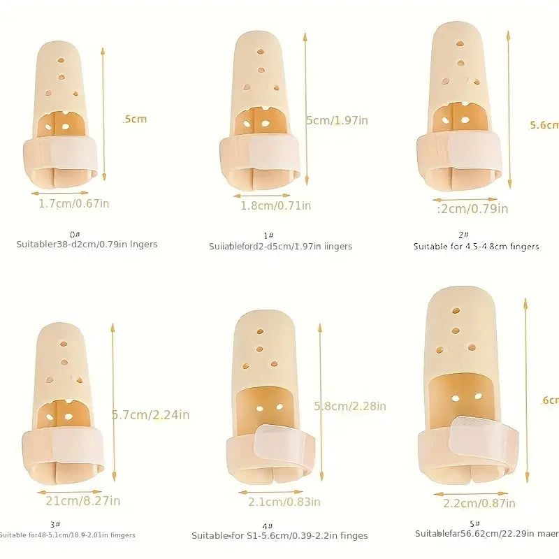 Plastic Finger Splint for Trigger Finger — Thumb Support Brace for Straightening & Injury Protection