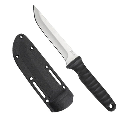 5Cr15Mov Stainless Steel Meat Cleaver – Sharp Boning Knife with Holster & Multifunction Vegetable Peeler