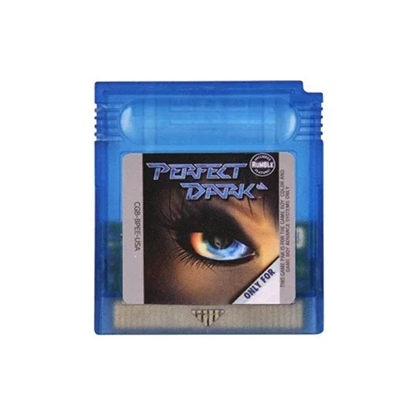 Perfect Dark GBC Game Cartridge (With Battery) — 8 Color Shells — USA Version — 16-Bit Game Card