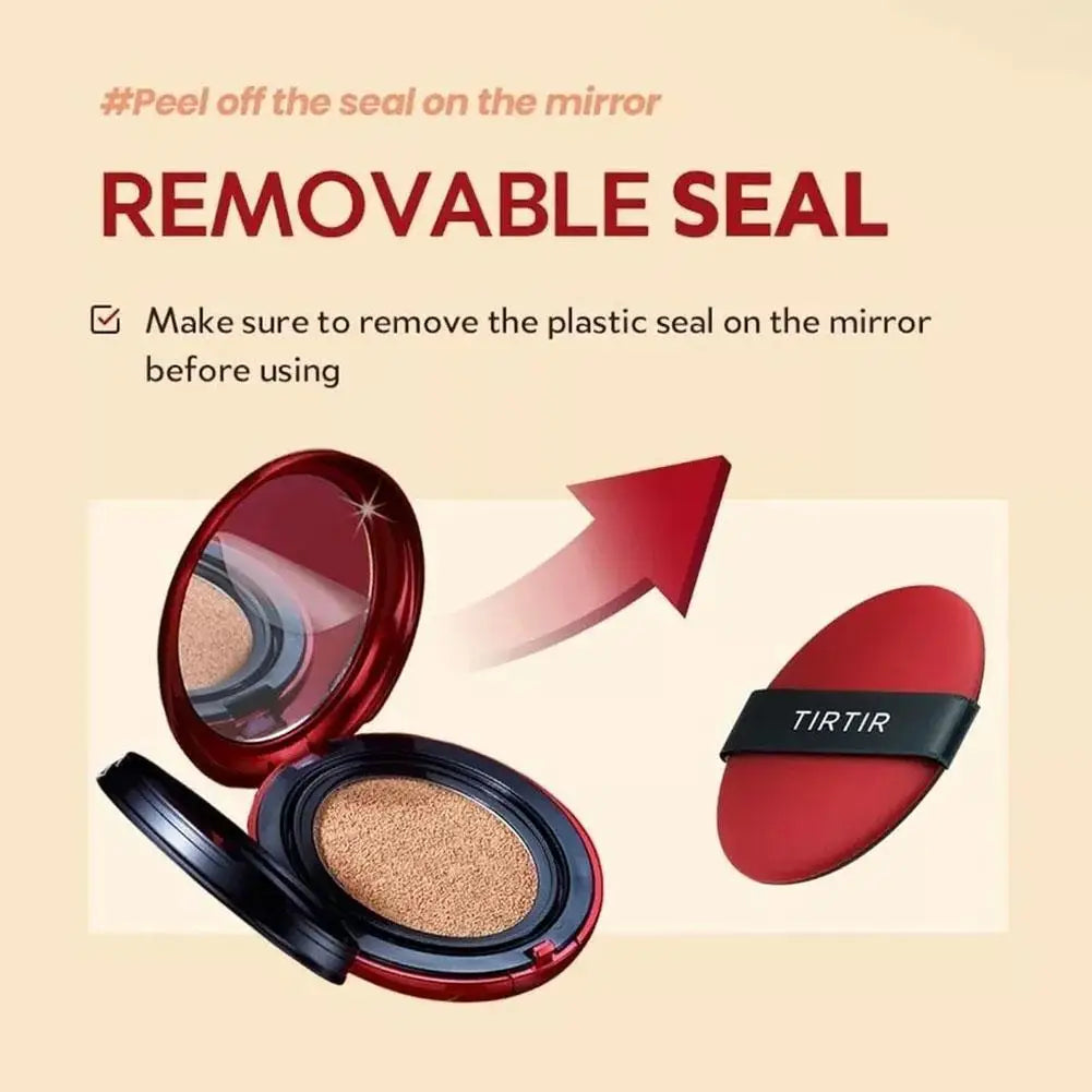 TIRTIR Cushion Foundation – High Coverage Compact Makeup, Original Korean Beauty Covering Cushion