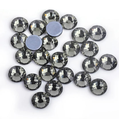 Premium Hot Fix Rhinestones – High Quality Glass Crystal Flatback Iron-On Glitter Rhinestones for Clothing & Crafts