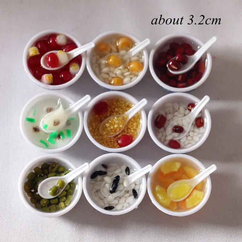 2PCS 1:6 Scale Miniature Japanese Seafood Noodles – Dollhouse Pretend Food for Blythe, Barbie, BJD & 1/6 Dolls Accessories