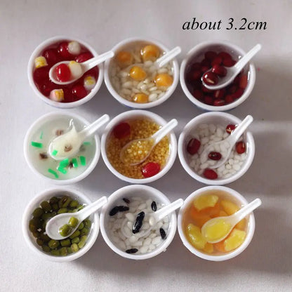 2PCS 1:6 Scale Miniature Japanese Seafood Noodles – Dollhouse Pretend Food for Blythe, Barbie, BJD & 1/6 Dolls Accessories