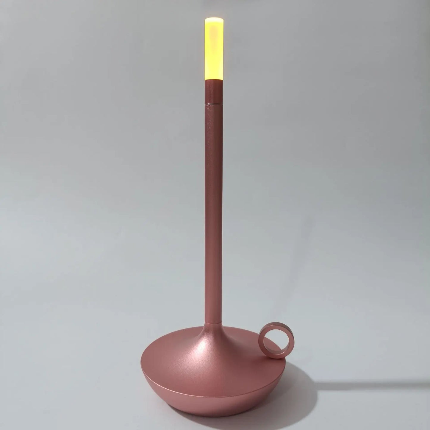 Rechargeable LED Candlelight Table Lamp - Touch Control Night Light for Restaurant, Bar & Desktop Decor