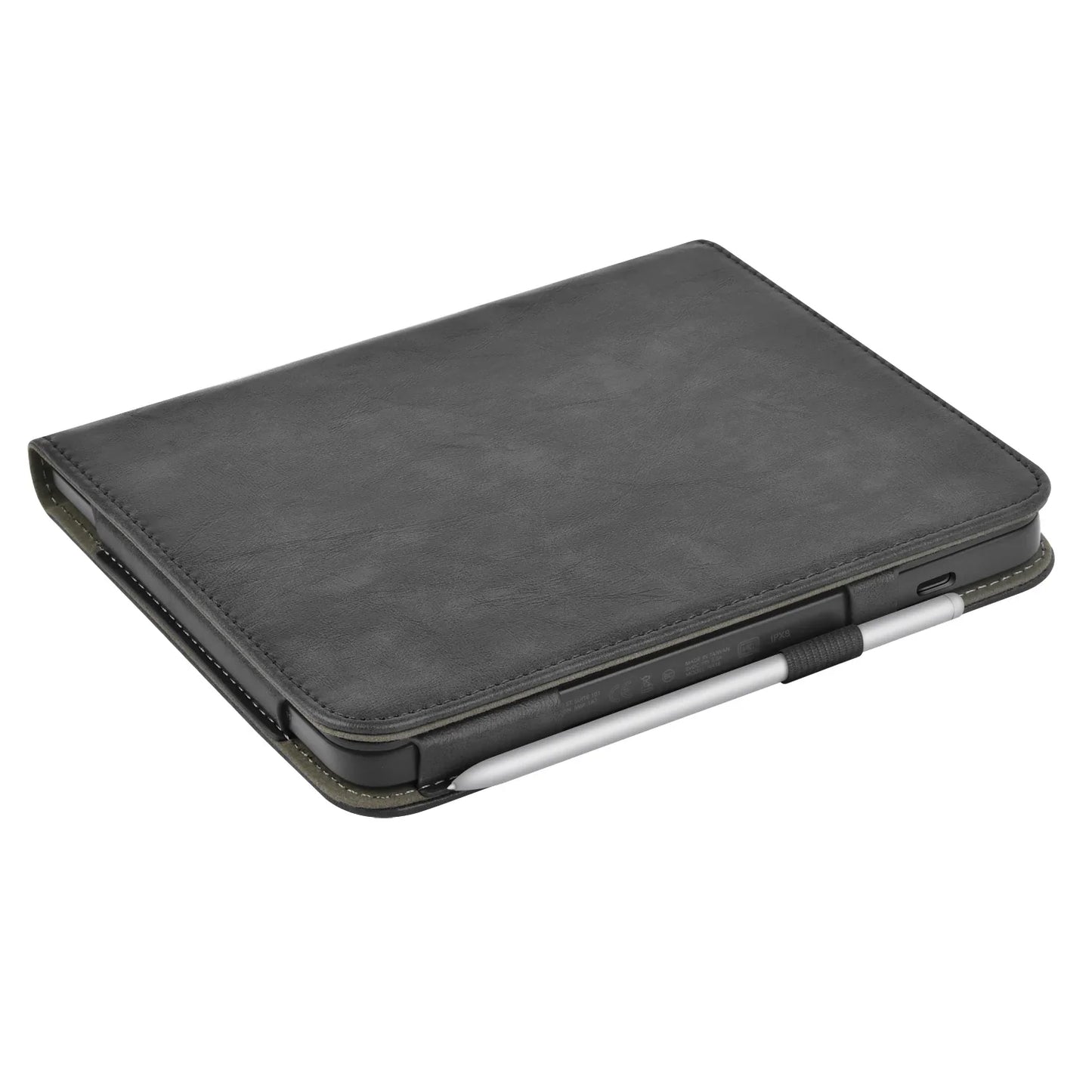 KOBO Libra 7" Leather Case – Hand Strap, Stand & Card Slot Cover for Libra Colour, Libra 2, Libra H2O (N428/N418/N873)