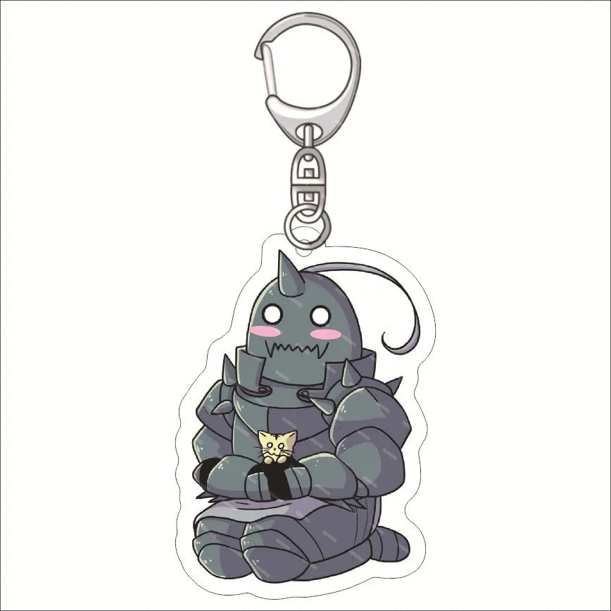 Fullmetal Alchemist Edward Elric Acrylic Keychain – Anime Bag Charm & Creative Gift Keyring