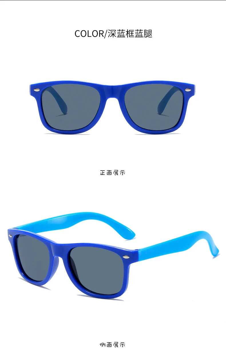 Children’s Colorful Sunglasses – UV Resistant Summer Shades for Boys & Girls