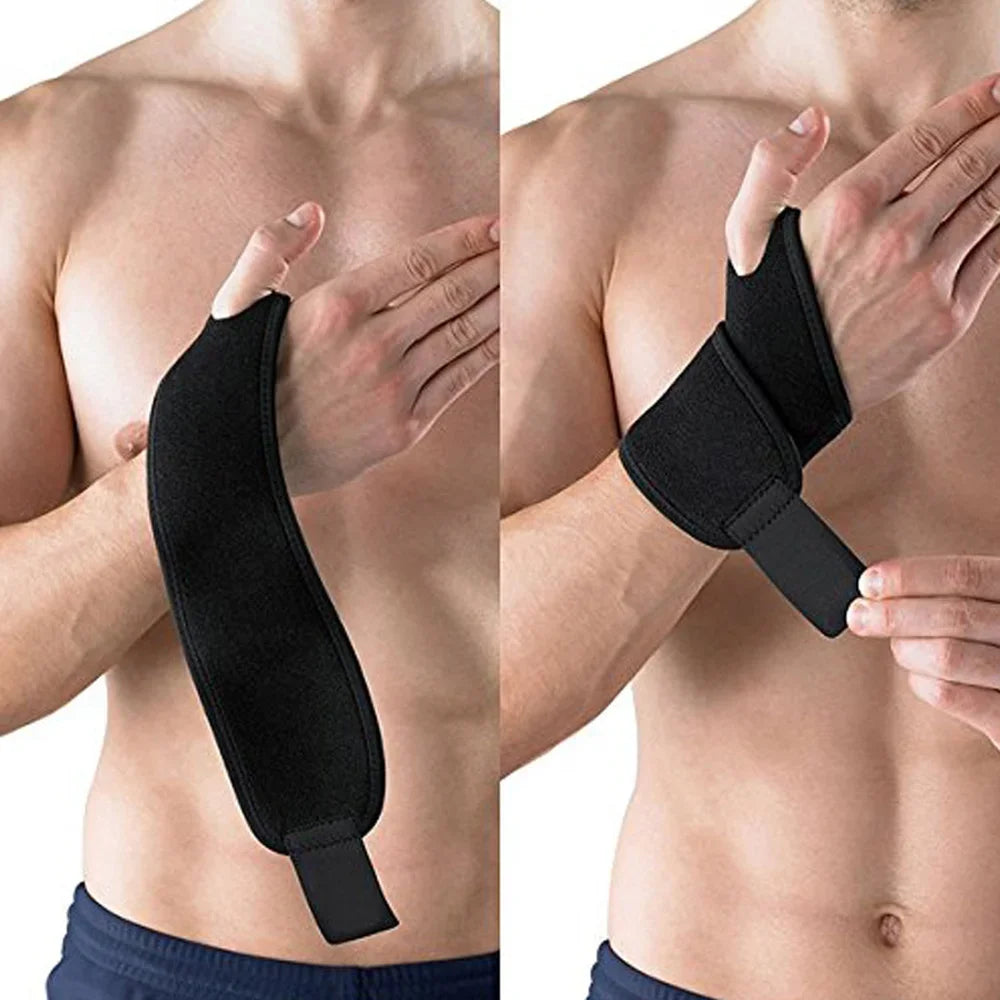 GOMOREON Wrist Guard Brace — Support Band for Carpal Tunnel Pain Relief & Fitness Wristbands
