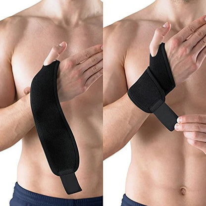 GOMOREON Wrist Guard Brace — Support Band for Carpal Tunnel Pain Relief & Fitness Wristbands