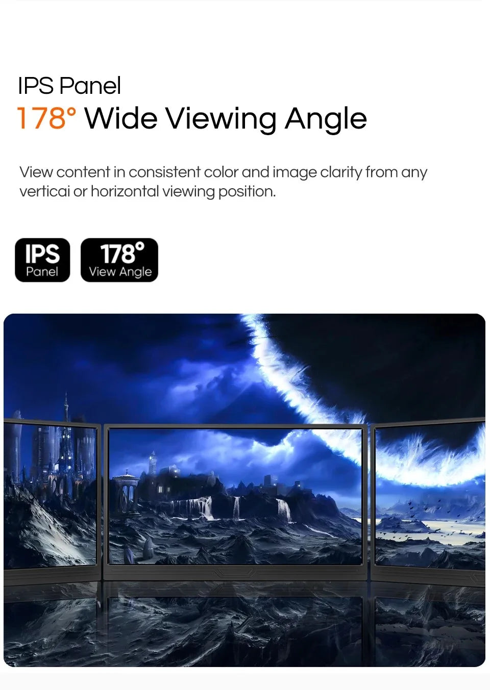 JSHIX 11.6/14/15.6 Inch Portable Monitor — 1080P Full HD IPS Second Screen for Gaming, Laptop, Phone, Switch & Xbox