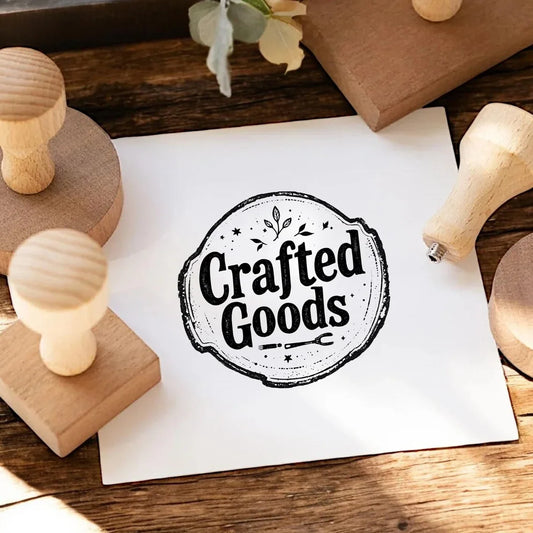 Personalized Custom Wooden Stamp – Wedding Seal, Logo Stamp for Invitations, Stationery, Name & Business Branding