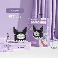 Stitch, Sanrio, and Mickey Mouse Cartoon Dolls - Micro-Particle Building Block Toys Compatible with Children's Gifts