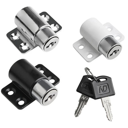 Baby Child Safety Sliding Door Window Locks - Antitheft Security Catches Set with 2 Keys