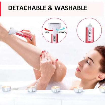 Electric Female Shaver – All-in-One Intimate Care for Armpit & Pubic Hair Trimming and Shaving