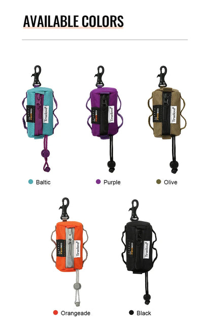 Truelove Pet Dog Poop Bag Holder – Adjustable Dispenser with Carabiner for All Leashes TLB2012