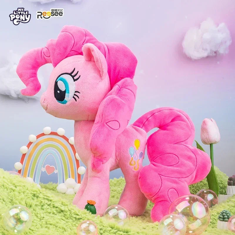 My Little Pony Plush Toys – Twilight Sparkle, Pinkie Pie, Rarity, Fluttershy, Applejack & Rainbow Dash Stuffed Dolls, Kids Xmas Gift