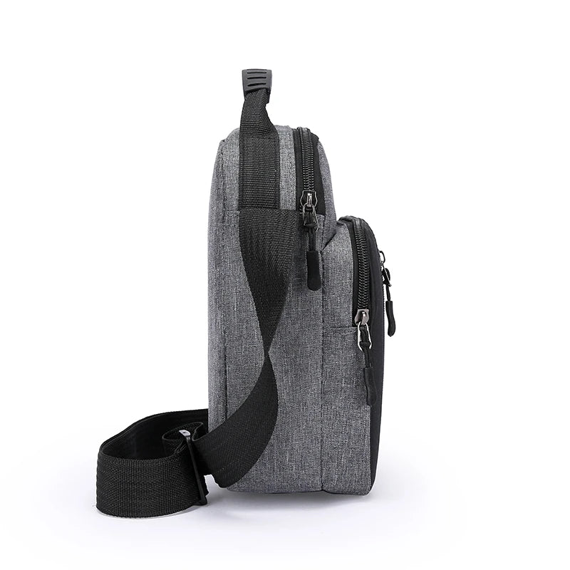 Large Capacity Men's Waterproof Shoulder Bag – Wear-Resistant Backpack with Multiple Pockets for Business