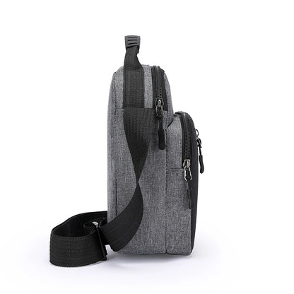 Large Capacity Men's Waterproof Shoulder Bag – Wear-Resistant Backpack with Multiple Pockets for Business
