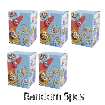 SpongeBob Blind Box Figure - Bikini Bottom Sitting Fish Car Ornament & Cute Desktop Collectible Gift