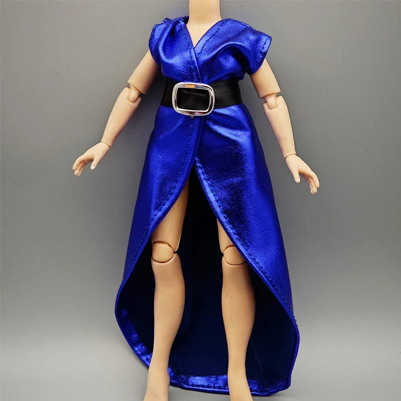Handmade Doll Dresses & Shoes – Outfit for 28cm High School Dolls with Big Eyes & Long Eyelashes, Perfect Birthday Gift