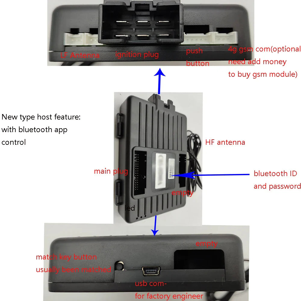 Toyota Camry 2019–2023 Keyless Start Stop System – PKE Remote Engine Start Kit with Smartphone App Control Plug & Play CAN Bus Smart Upgrade