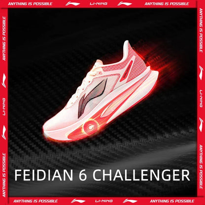 Li-Ning Women’s FEIDIAN 6 CHALLENGER Running Shoes - Carbon Fiber Plate Racing Sneakers with SUPER BOOM Cushioning
