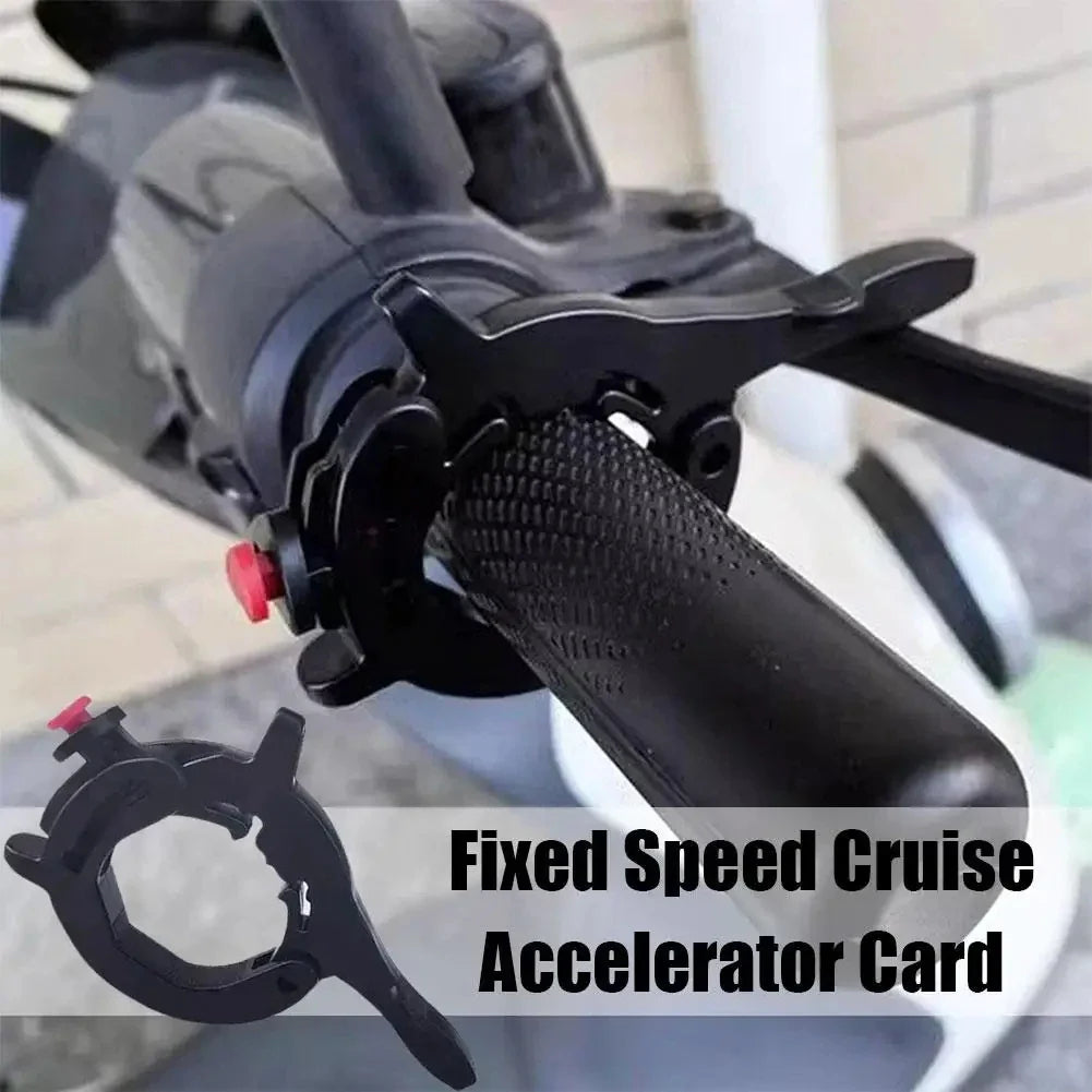 Motorcycle Cruise Control Throttle Lock: High-Grade Aluminum Assist Retainer for Universal Handlebar Grip
