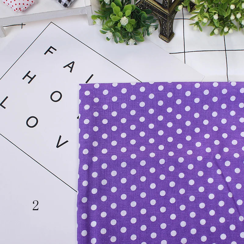Printed Cotton Fabric Squares 25×25cm — Sewing, Quilting, Patchwork & DIY Handmade Craft Material