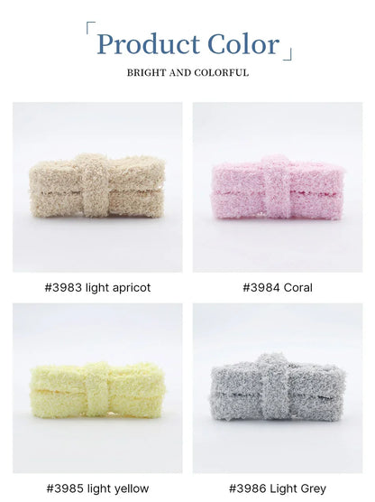 Fuzzy Shoelaces 15mm — Soft Plush Towel Laces for Fall, Winter, Halloween & Christmas Casual Sneakers