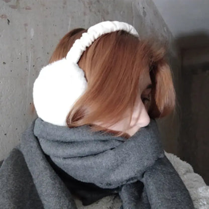 Winter Ear Warmer: Soft Plush Earflap EarMuffs for Women & Men - Fashion Solid Color Outdoor Cold Protection Ear Cover