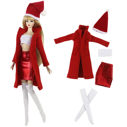 1:6 Scale Doll Clothes Set – Dress Outfit for 11.5-inch (30cm) Dolls, Multiple Styles for Girls’ Gifts