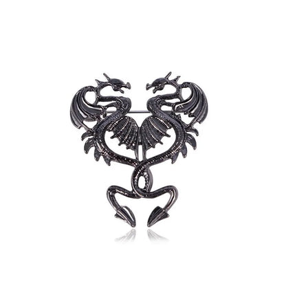 Fly Dragon Enamel Lapel Pins - Brooch for Jeans, Backpacks | Jewelry Clothing Badges | Wedding Gift & DIY Decor for Men