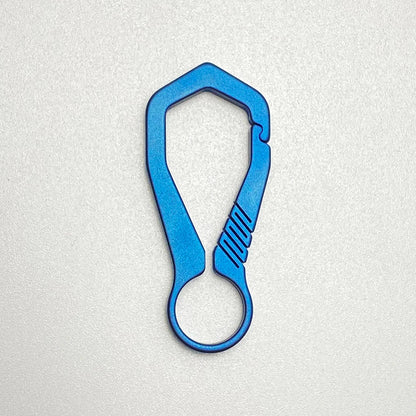 Titanium Key Chain - Lightweight Men’s EDC Quickdraw Carabiner Buckle Key Ring Outdoor Tool