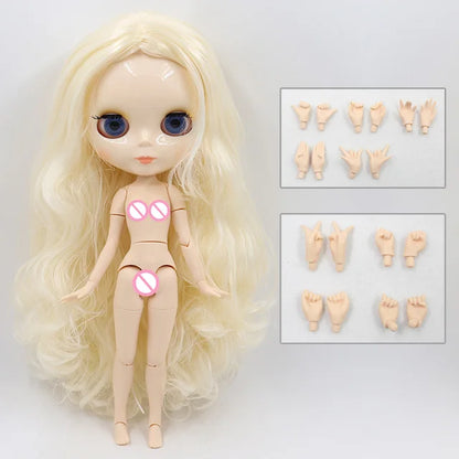 ICY DBS Blythe Doll 1/6 BJD Jointed Body — 30cm White Skin Anime Doll with Shiny & Matte Face, Special Price Gift Toy